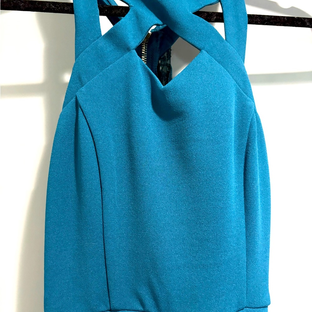 Macy's Teal A-Line Skirt